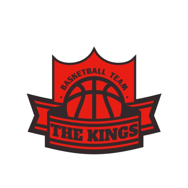 The Kings Basketball team Logo Template Thumbnail